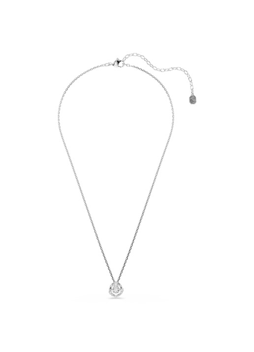 Swarovski Constella ketting met kristal - detail zilver