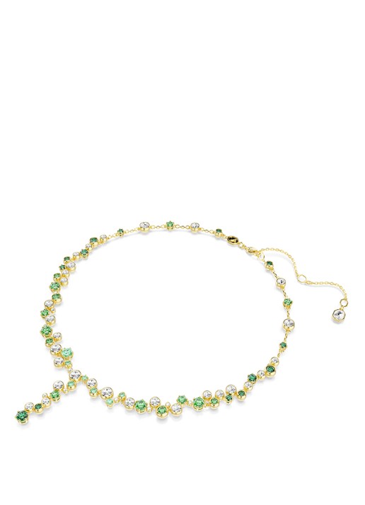 Swarovski Constella ketting met zirkonia - detail goud