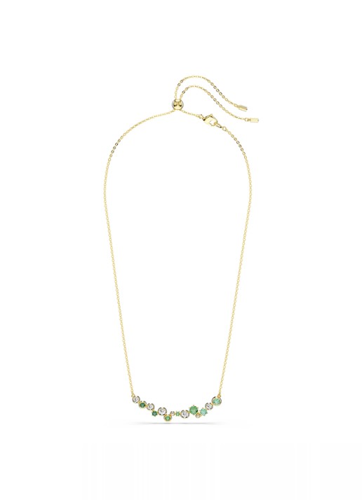 Swarovski Constella ketting met zirkonia - detail goud