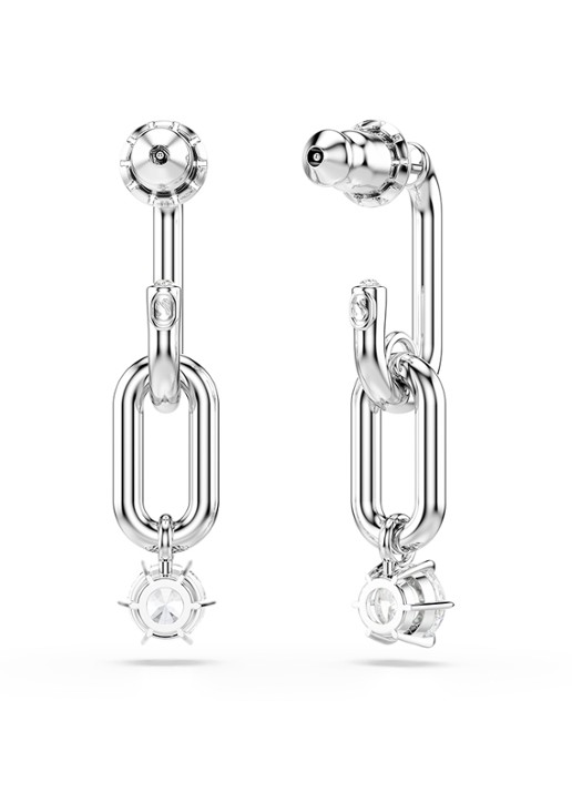 Swarovski Constella oorstekers met zirkonia - detail 5 zilver