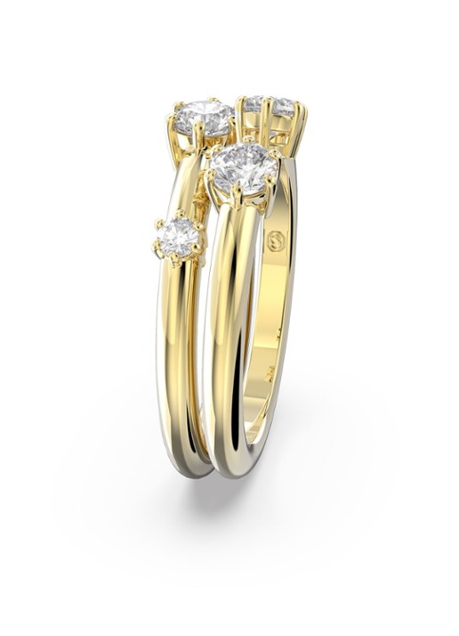 Swarovski Constella ring met kristal - detail 4 goud