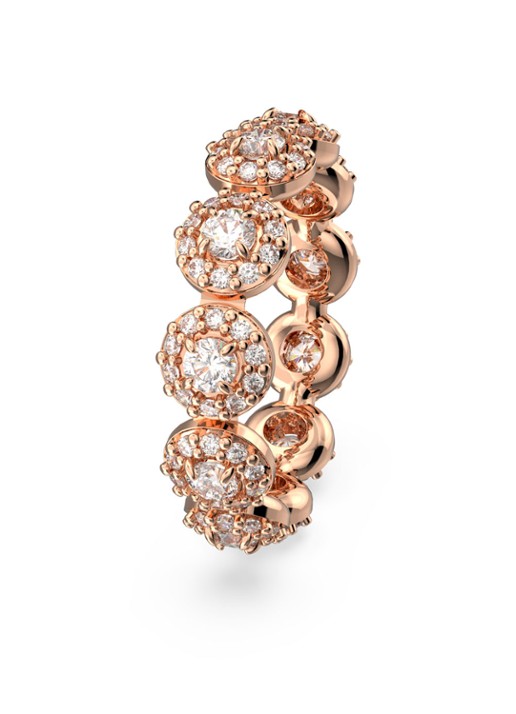 Swarovski Constella ring met kristal - detail 3 roségoud