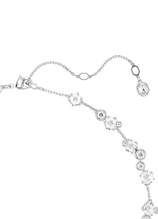 Swarovski Constella set van ketting, armband en oorstekers met kristal - detail 3 zilver