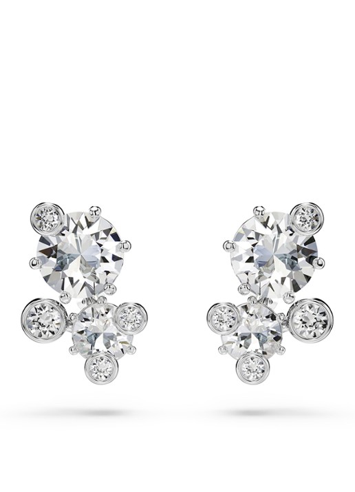 Swarovski Constella set van ketting, armband en oorstekers met kristal - detail 6 zilver