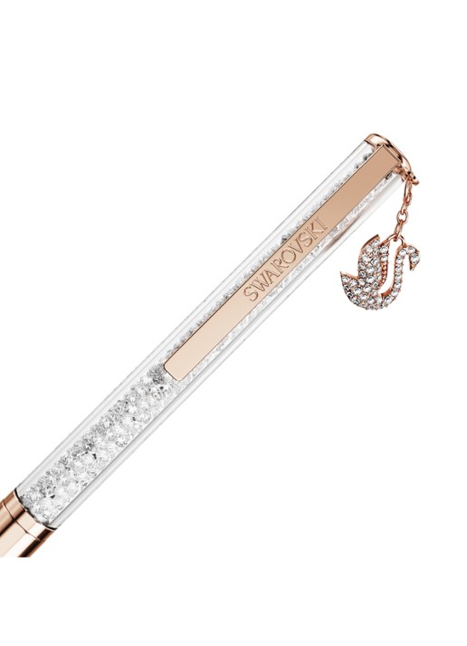 Swarovski Crystalline pen met Swarovski kristal - detail 2 roségoud
