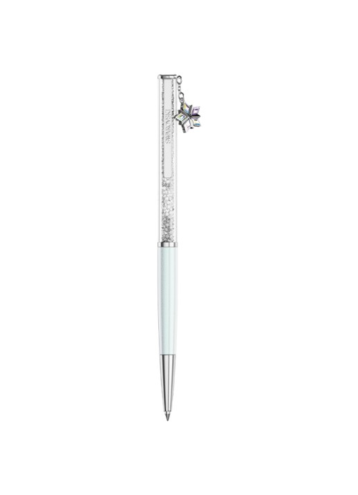 Swarovski Crystalline pen met Swarovski kristal - detail zilver