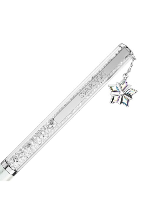 Swarovski Crystalline pen met Swarovski kristal - detail 2 zilver