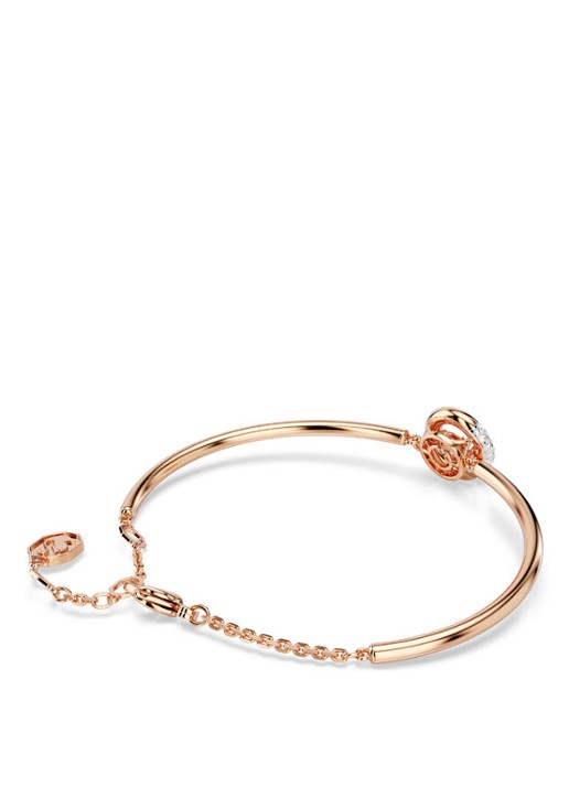 Swarovski Dextera armband met kristal M - detail 3 roségoud