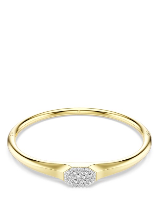 Swarovski Dextera bangle met kristal S - voorkant 5 goud