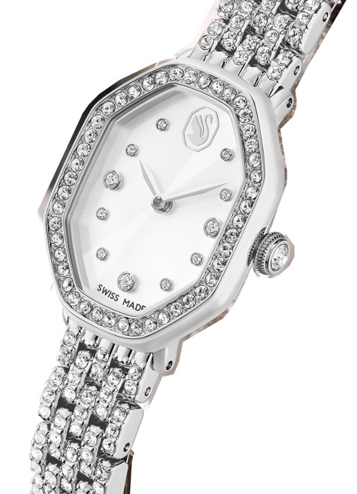 Swarovski Dextera horloge 5749451  - detail 4 zilver