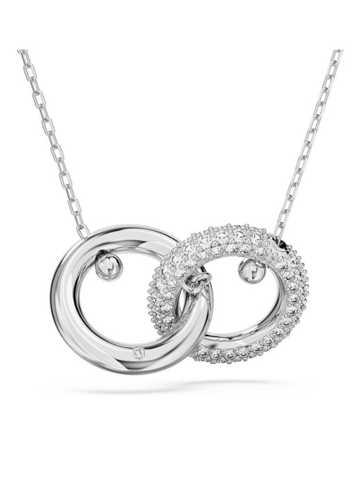 Swarovski Dextera ketting met kristal - detail 2 zilver