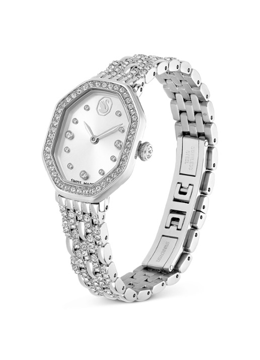 Swarovski Dextera Octagon horloge 5698690  - detail 3 zilver