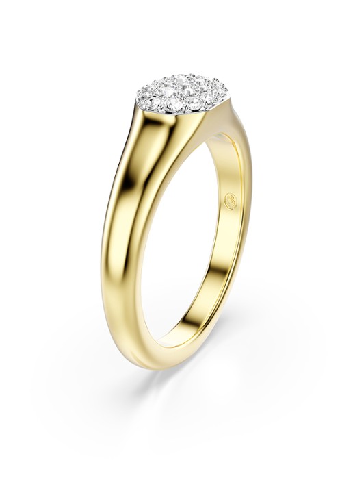 Swarovski Dextera ring met kristal 60 - detail 3 goud