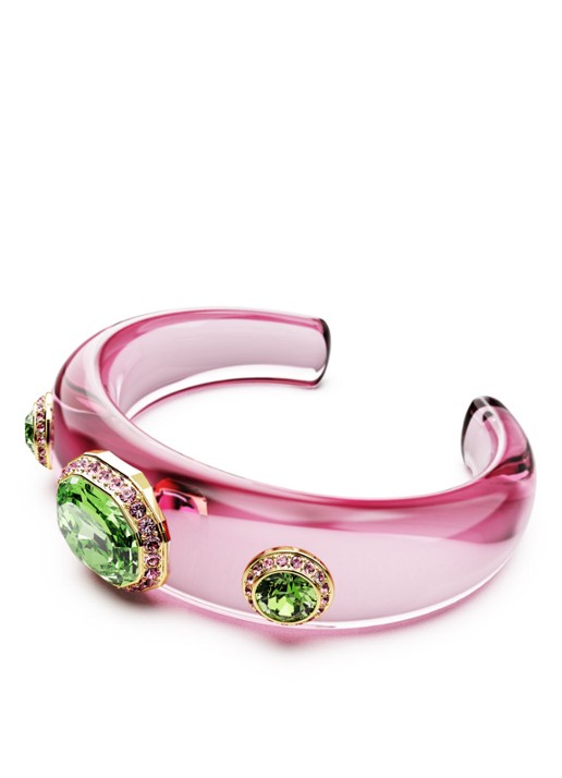 Swarovski Dulcis bangle L - detail 2 roze