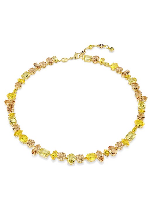Swarovski Gema armband met kristal - voorkant 4 geel