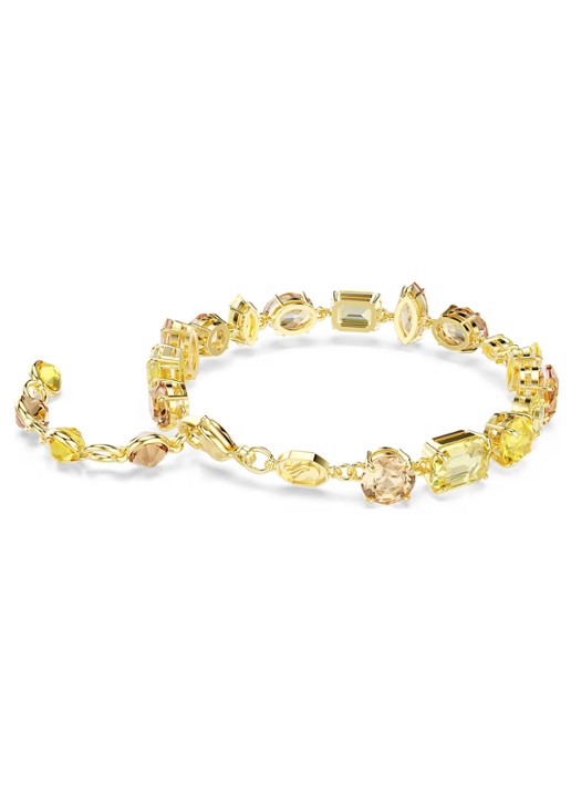 Swarovski Gema armband met kristal - detail 2 geel