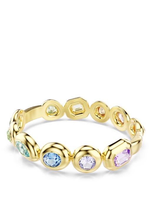 Swarovski Gema bangle verguld L  - detail goud