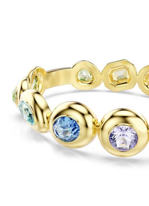 Swarovski Gema bangle verguld L  - detail 3 goud