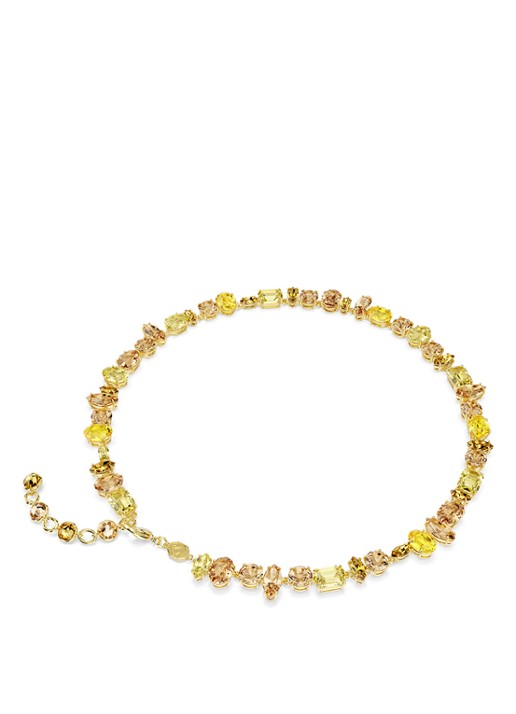 Swarovski Gema ketting met kristal - detail 4 goud