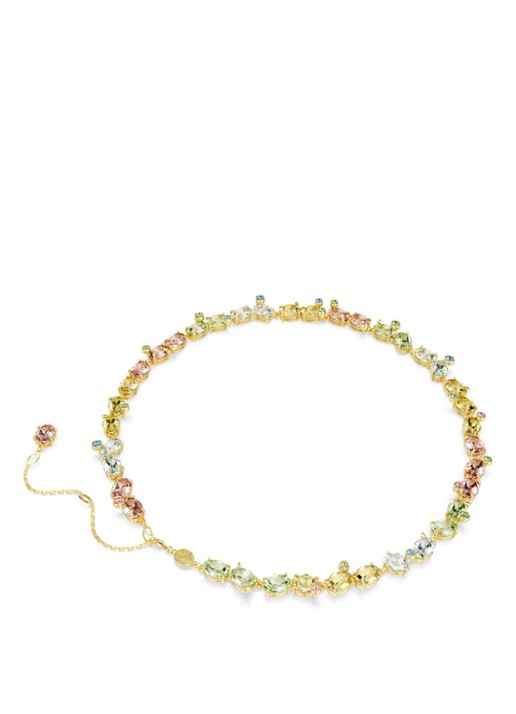 Swarovski Gema ketting verguld  - detail 4 goud