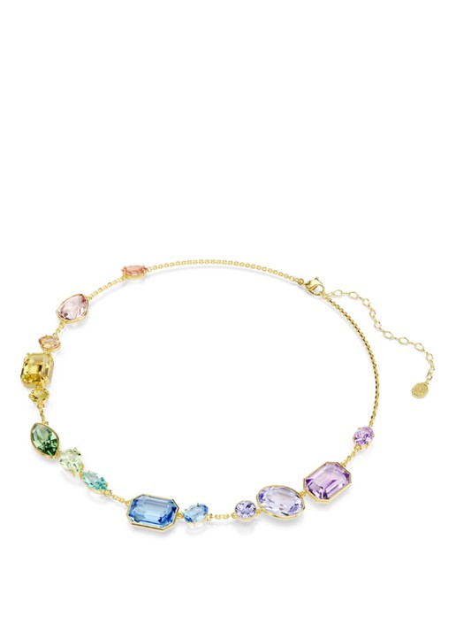 Swarovski Gema ketting verguld  - detail 2 goud
