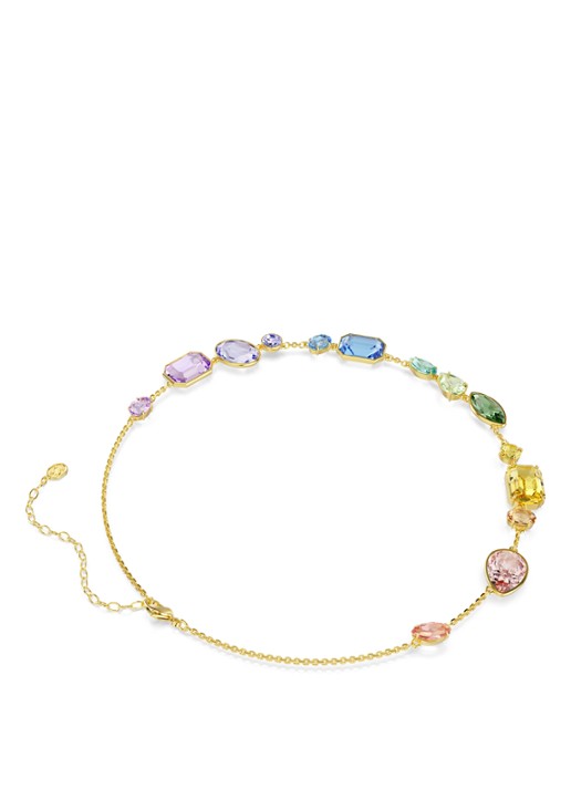 Swarovski Gema ketting verguld  - detail 5 goud