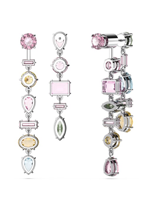 Swarovski Gema oorstekers met kristal - detail 2 multicolor