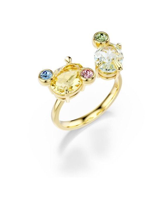 Swarovski Gema ring verguld 58 - detail 3 goud
