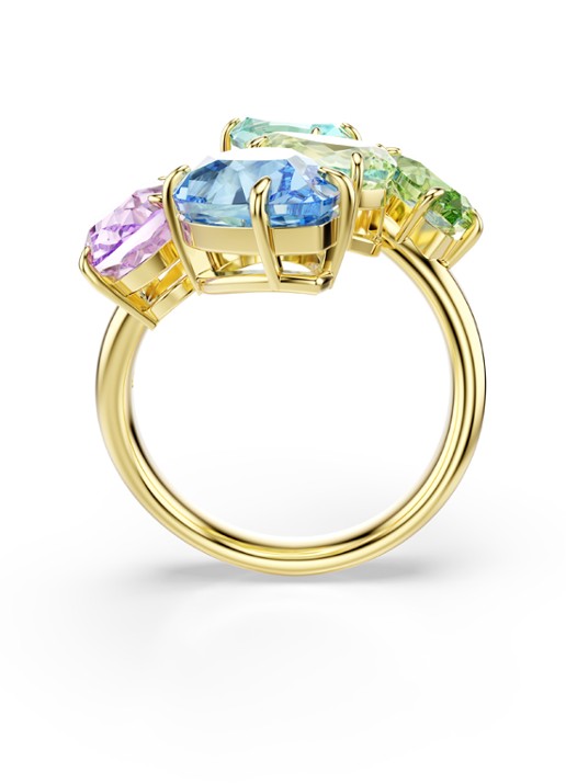 Swarovski Gema ring verguld 58 - detail 3 goud