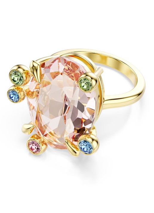 Swarovski Gema ringen verguld set van 3 55 - detail 5 goud