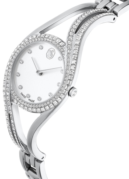 Swarovski Hyperbola bangle horloge 5689432 - detail 3 zilver
