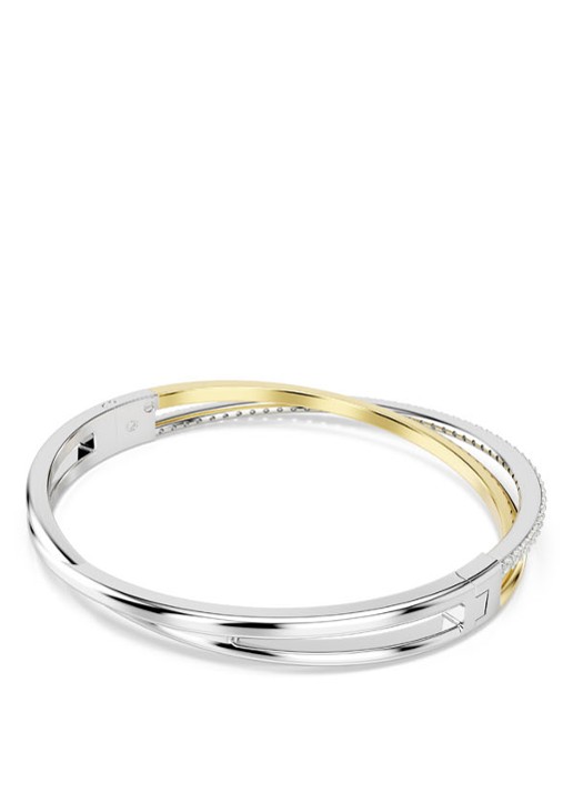 Swarovski Hyperbola bangle met zirkonia L - detail 4 zilver