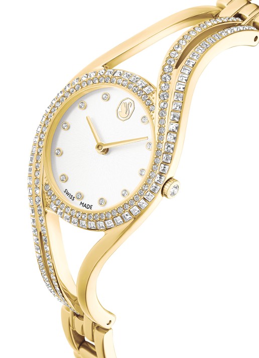 Swarovski Hyperbola horloge 5754534  - detail 4 goud
