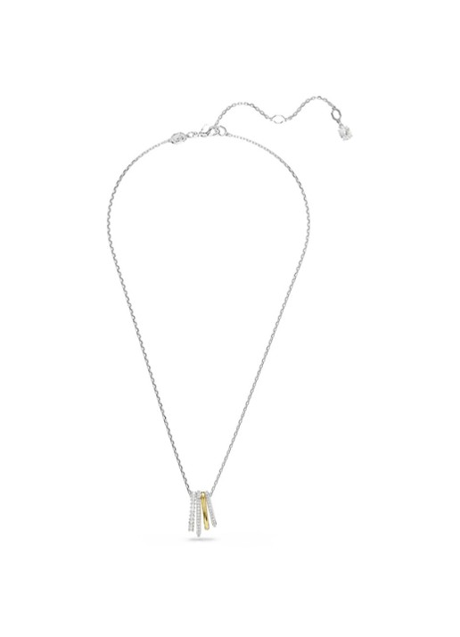 Swarovski Hyperbola ketting met kristal - detail 2 zilver