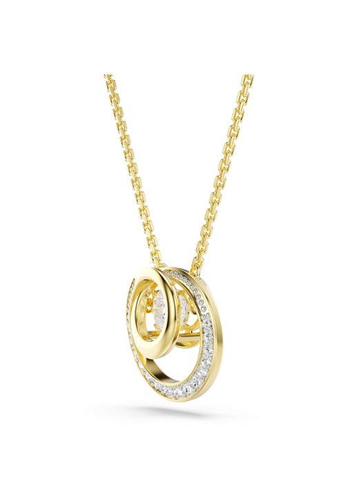 Swarovski Hyperbola ketting met kristal  - detail 3 goud