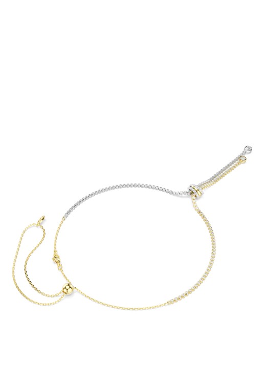 Swarovski Hyperbola ketting met kristal - detail 4 goud