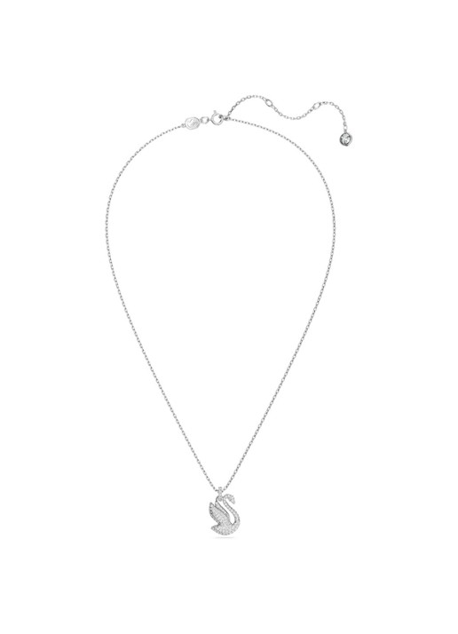 Swarovski Iconic Swan ketting met kristal - detail 3 zilver