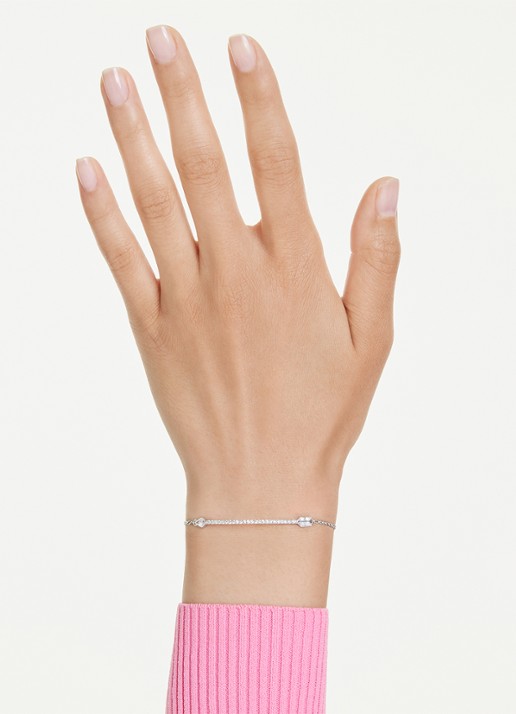 Swarovski Idyllia armband met kristal - detail 5 zilver