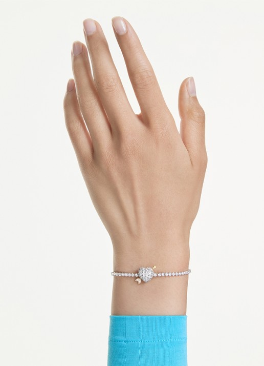 Swarovski Idyllia armband met kristal - detail 5 zilver