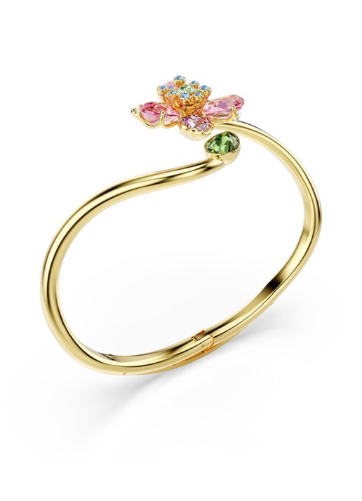 Swarovski Idyllia bangle verguld L  - detail 2 goud