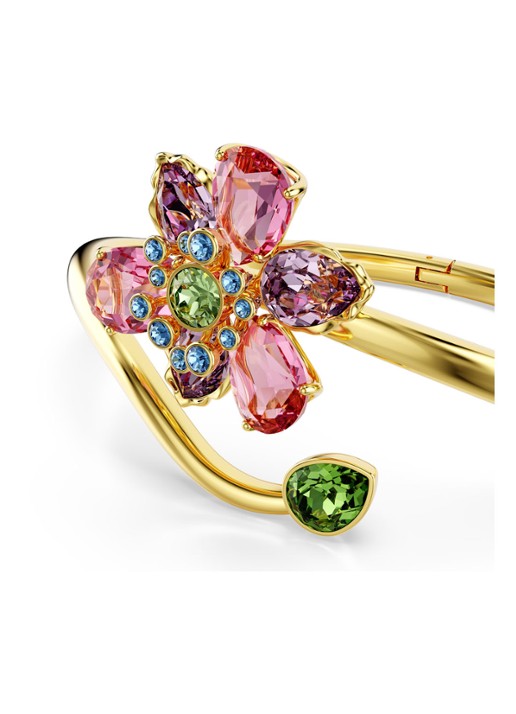 Swarovski Idyllia bangle verguld L  - detail 3 goud
