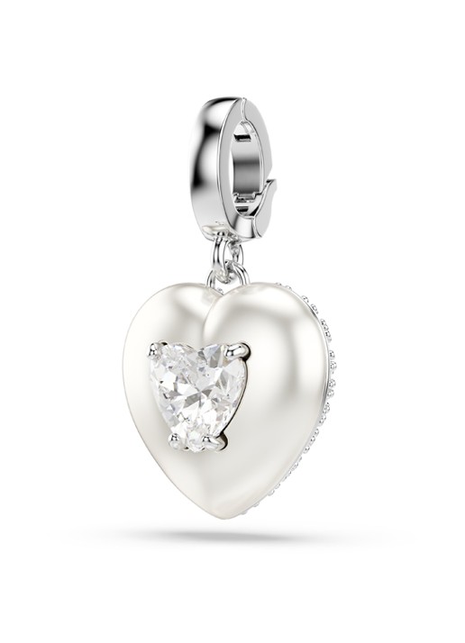Swarovski Idyllia bedeltje met kristal - detail zilver