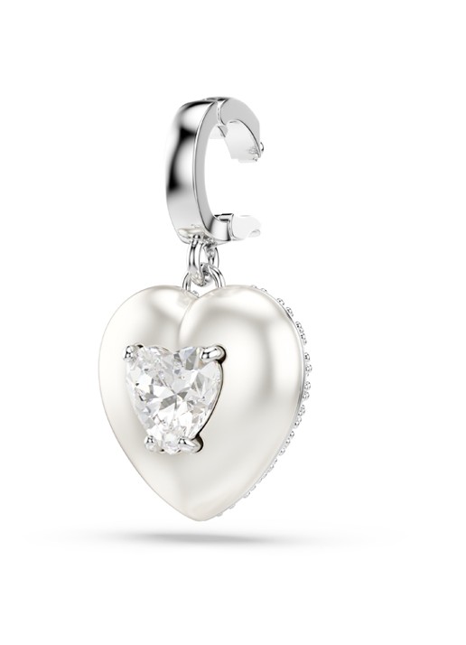 Swarovski Idyllia bedeltje met kristal - detail 2 zilver