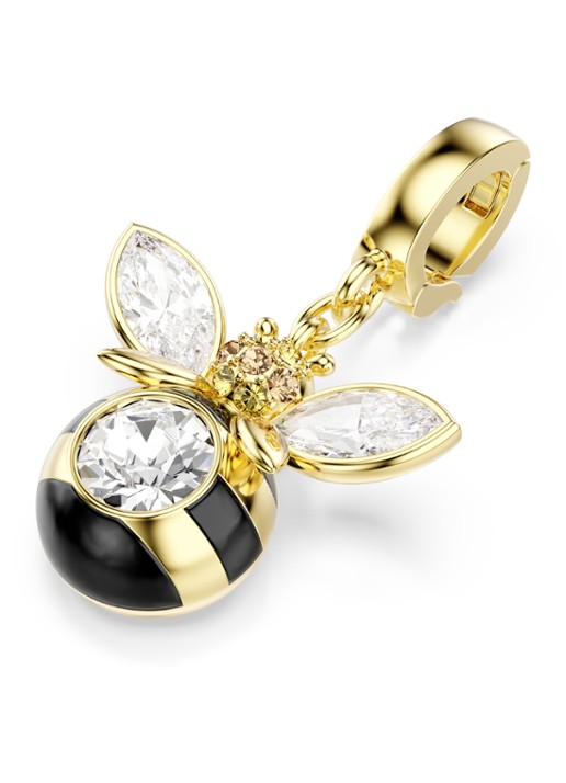 Swarovski Idyllia bedeltje met kristal - detail 4 goud