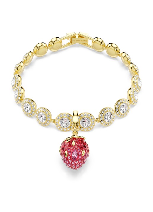 Swarovski Idyllia bedeltje met kristal - detail 5 goud