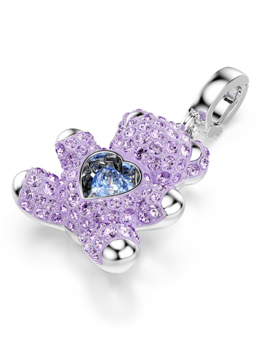 Swarovski Idyllia bedeltje met kristal - detail 4 zilver