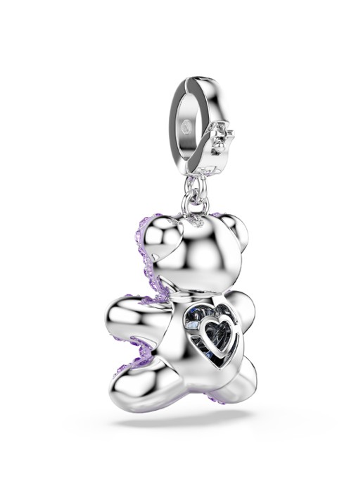 Swarovski Idyllia bedeltje met kristal - detail 5 zilver