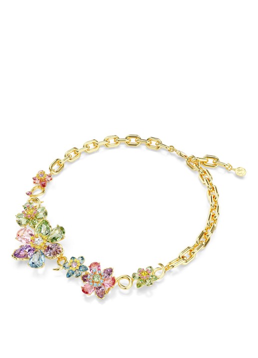 Swarovski Idyllia ketting met kristal  - detail 2 goud