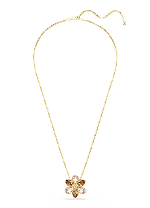 Swarovski Idyllia ketting met kristal - detail 3 goud