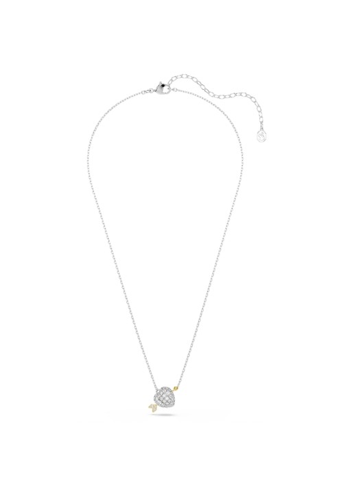 Swarovski Idyllia ketting met kristal - detail zilver